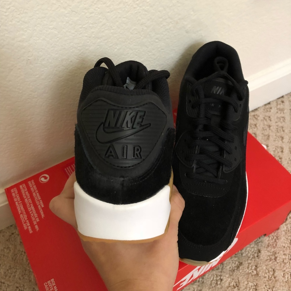 🍀New🍀 NIKE black Air Max 90 SE ~ sz 8 - Picture 5 of 8
